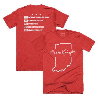 Bob Knight Legacy Red Tee (Unisex) Bob Knight Legacy Red Tee (Unisex)