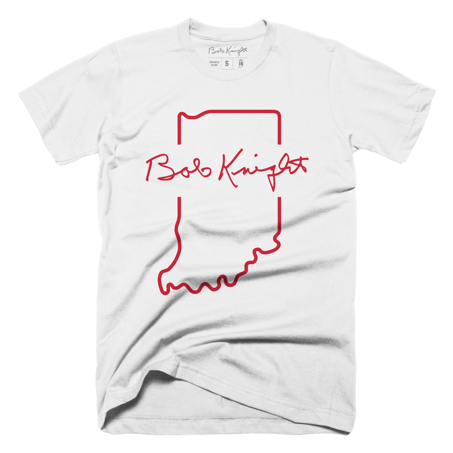 Bob Knight Legacy White Tee (Unisex) Image 1
