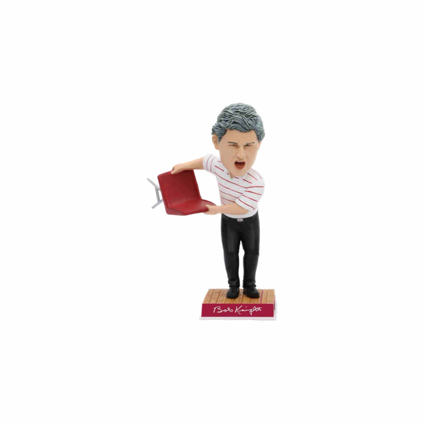 Bob Knight Throwing Chair Bobblehead Image 1