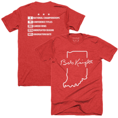 Bob Knight Legacy Red Tee (Unisex) Bob Knight Legacy Red Tee (Unisex)