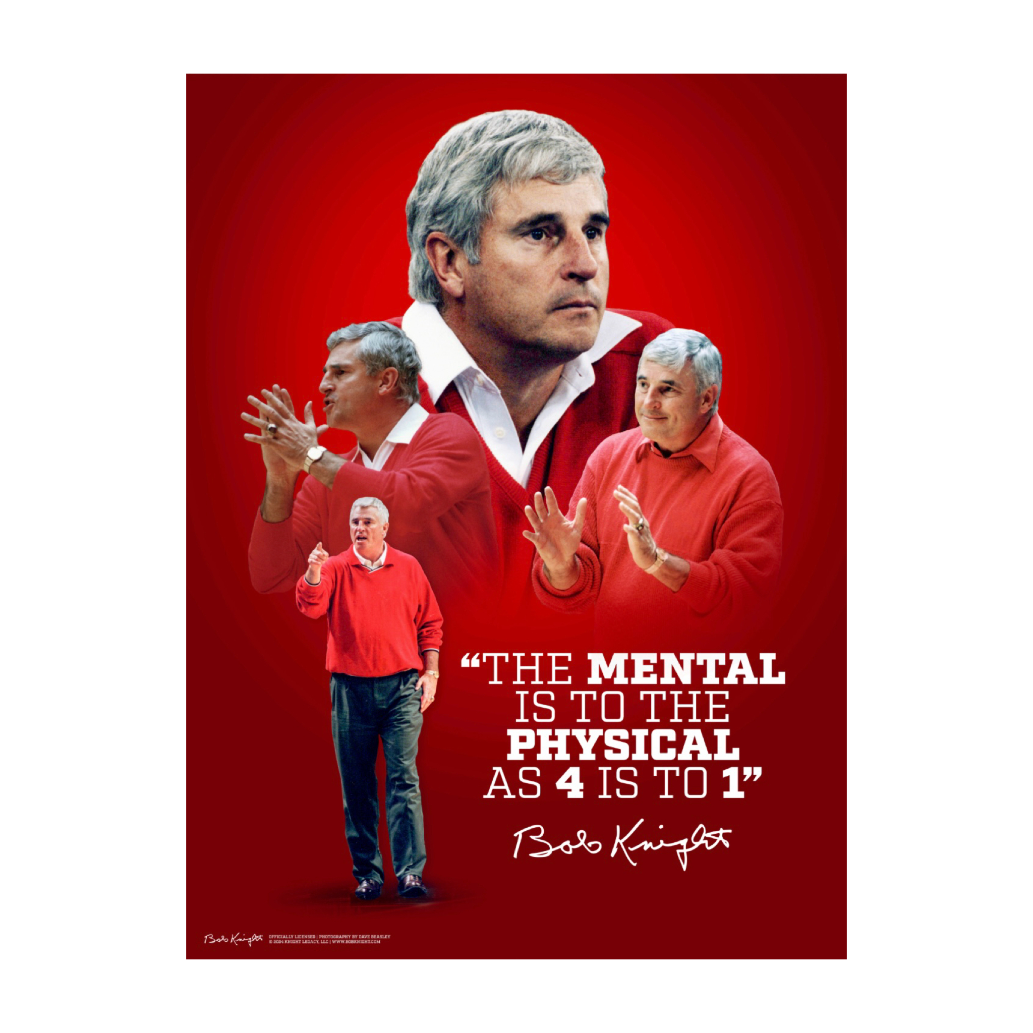 Bob Knight Quote Poster (18x24)