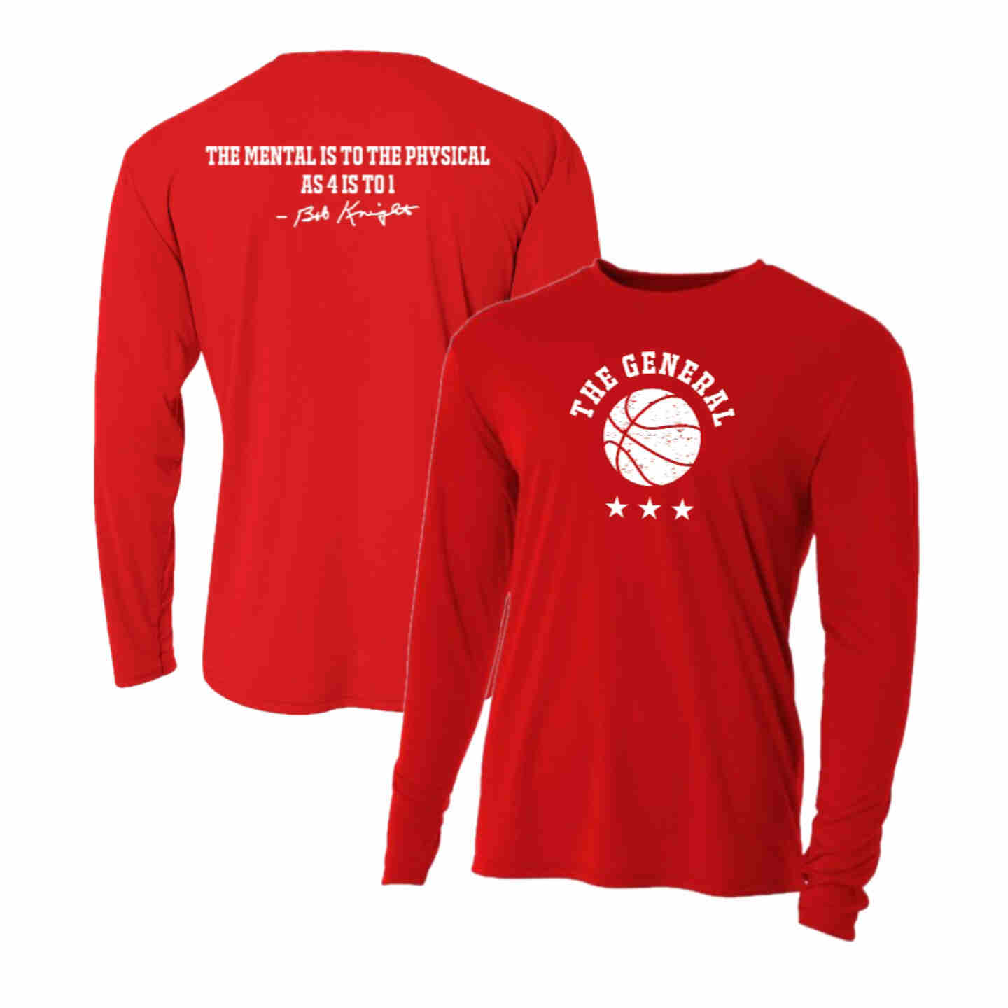 Bob Knight "The General" Cooling Performance Long Sleeve Crew (Men's) Image 1